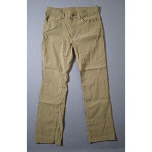 Eddie Bauer Travex Men’s 33x32 Khaki Nylon Outdoor Hiking Pants Straight Leg